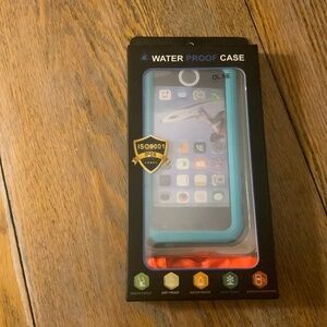 WATER PROOF CASE/iphone5/5S/SE… flating strap/aqua blue